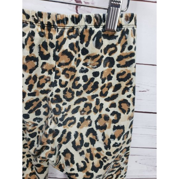 Ruffle Girl Cheetah Print Girls Elastic Waist Leggings Size 8‎ - Picture 5 of 10